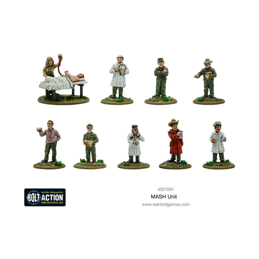 

Блок МЭШ, Bolt Action - Korean War (28mm)