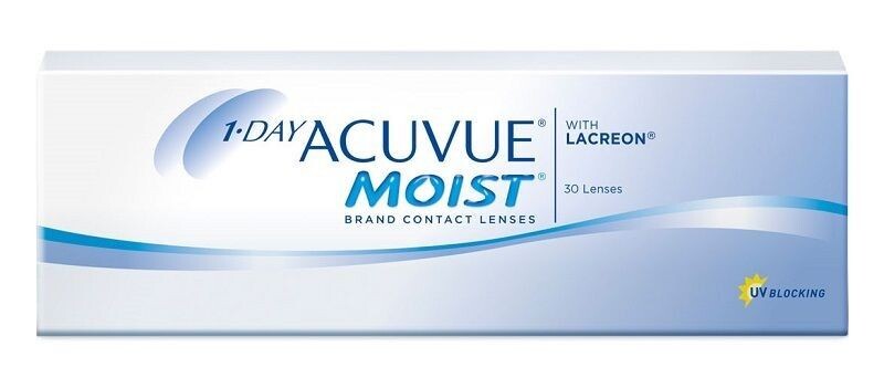 

Однодневные контактные линзы 1-Day Acuvue Moist, -1,75