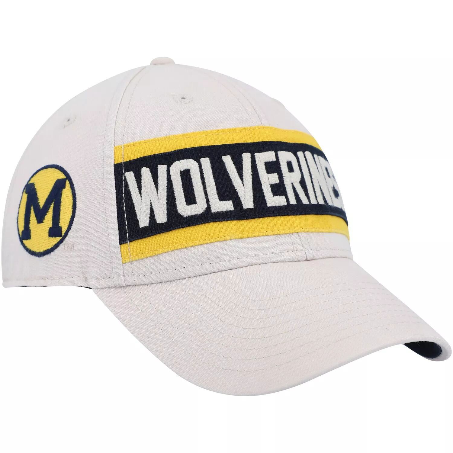 

Мужская кремовая регулируемая кепка '47 Michigan Wolverines Crossroad MVP