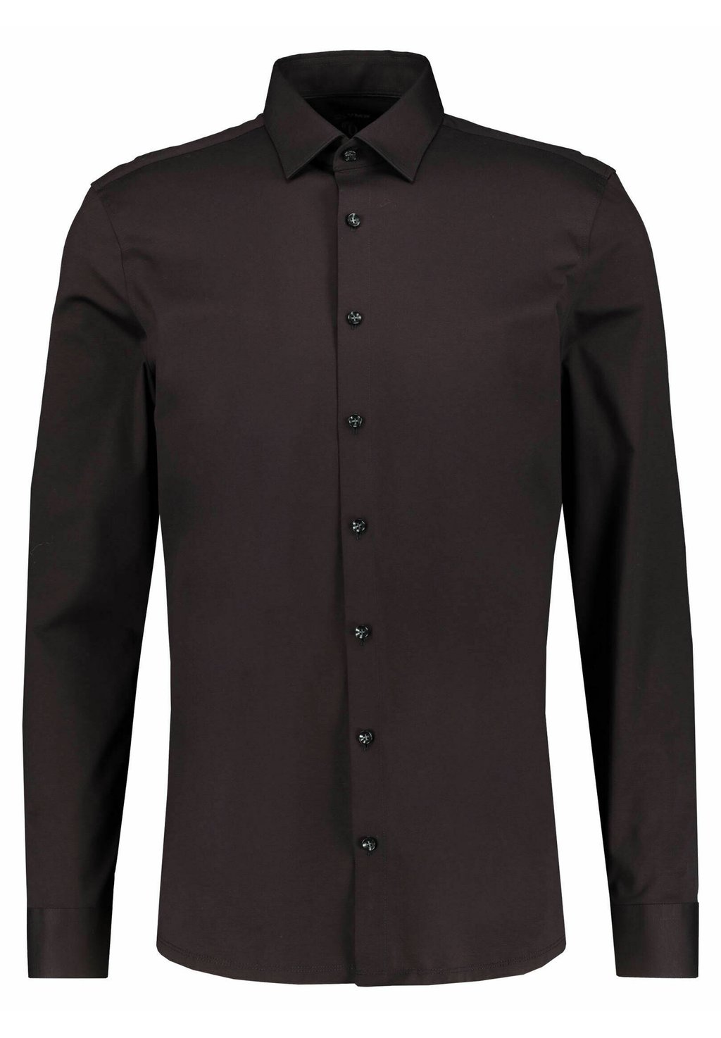 Деловая рубашка OLYMP No. Six, черный деловая рубашка olymp no six темно синий