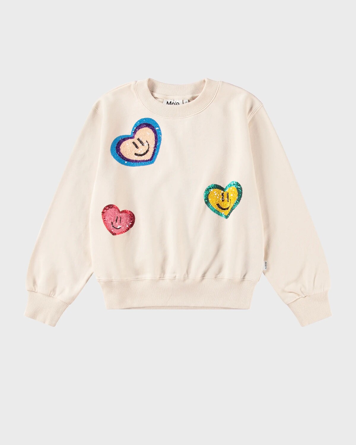 

Толстовка Marge с пайетками для девочек Molo, цвет Sequin Hearts