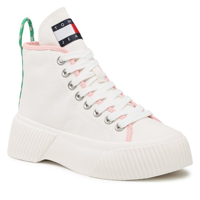 

Кроссовки Tommy Jeans VulcPlat Canvas, белый