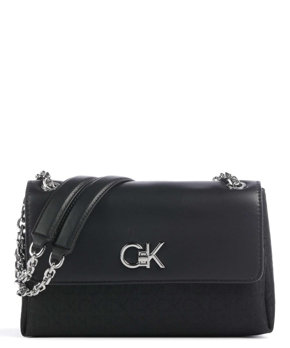 

Сумка через плечо Re-Lock из переработанного полиэстера и искусственной кожи. Calvin Klein, черный