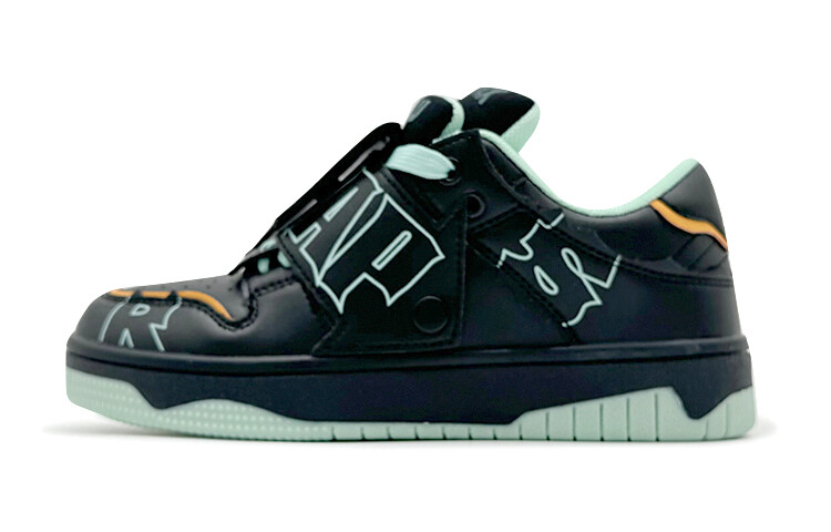 

Кроссовки 0903A Skateboarding Shoes Unisex, черный/зеленый