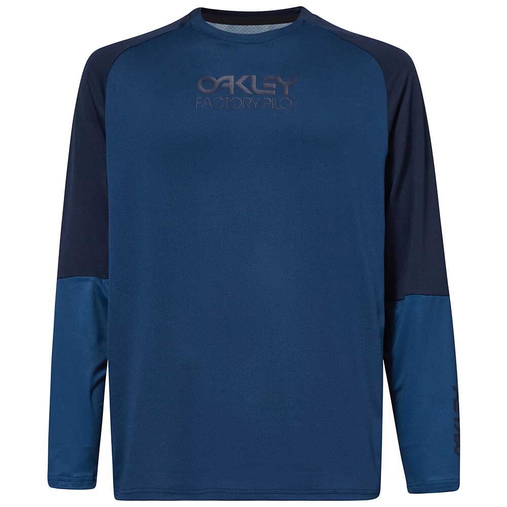 

Джерси с длинным рукавом Oakley Factory Pilot MTB II, синий