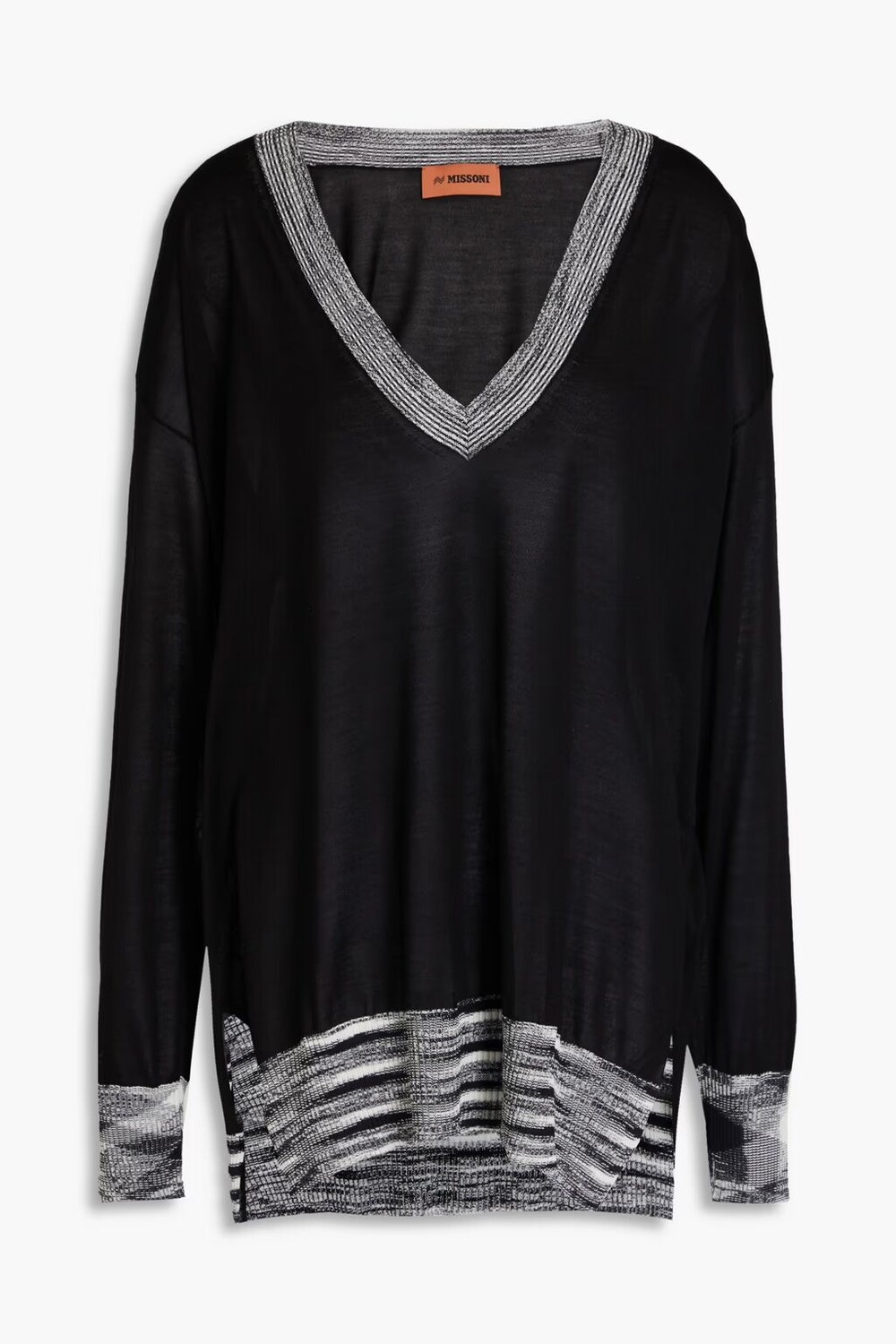 

Свитер из смесового шелка Missoni, черный