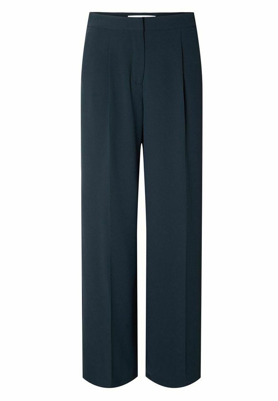 

Брюки SLFTINNI WIDE PANT Selected, темно-синий