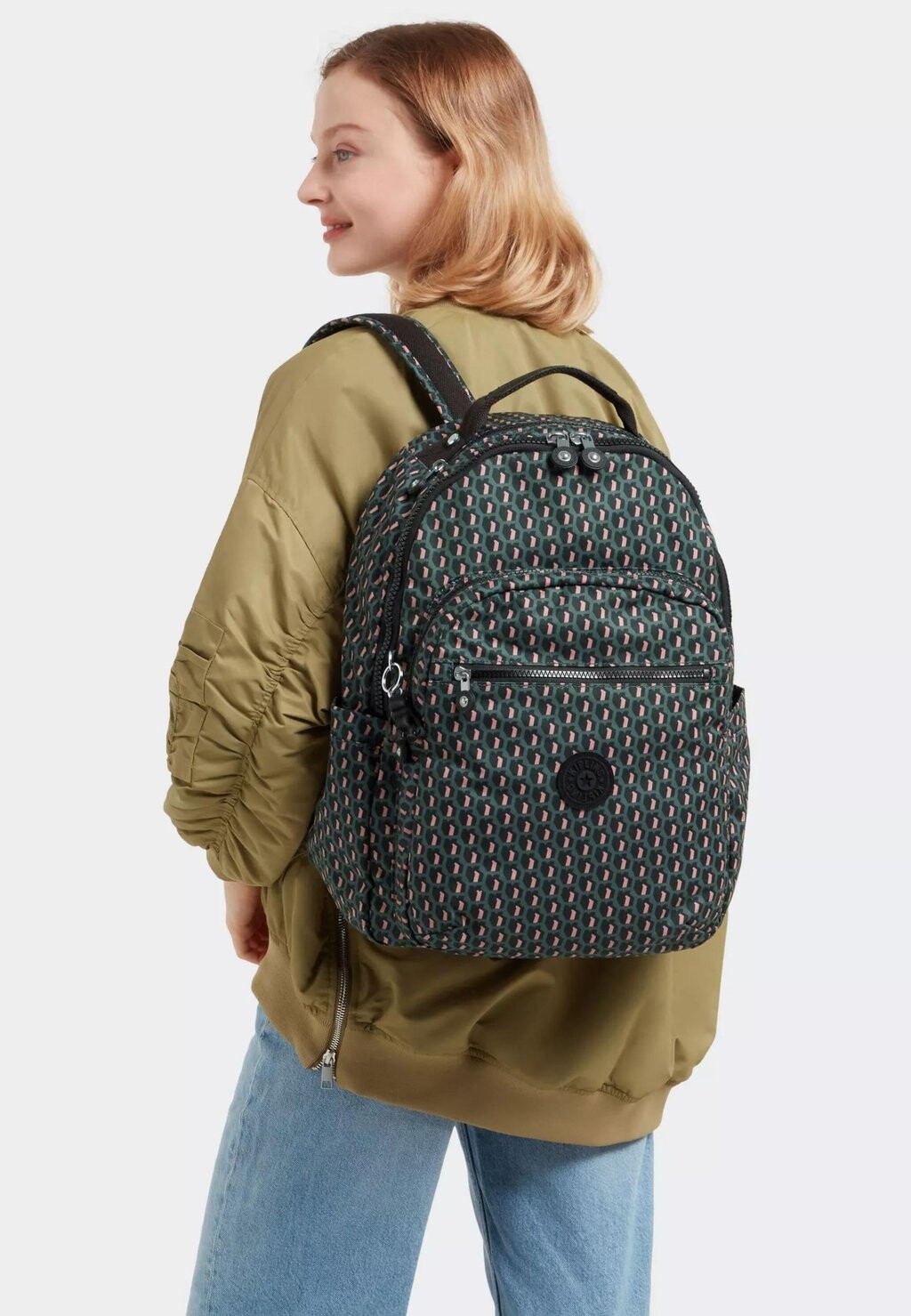 

Рюкзак Seoul Kipling, цвет 3d k pink