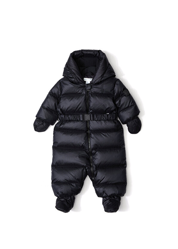 

Черный пышный комбинезон с капюшоном для маленьких девочек Polo Ralph Lauren