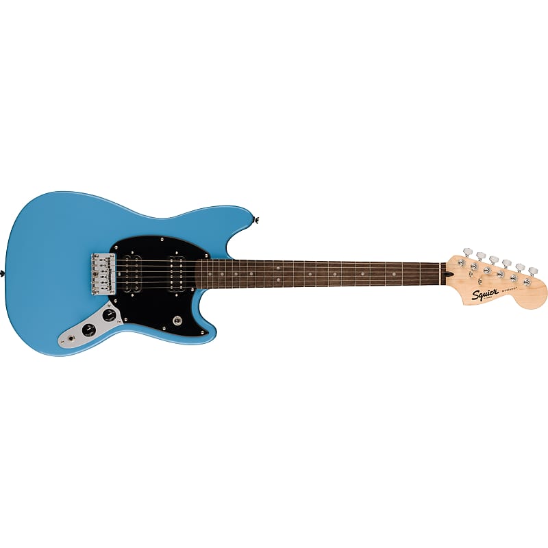 Электрогитара Squier Sonic Mustang HH Guitar, Laurel Fingerboard, Black Pickguard, California Blue электрогитара squier bullet mustang hh imperial blue