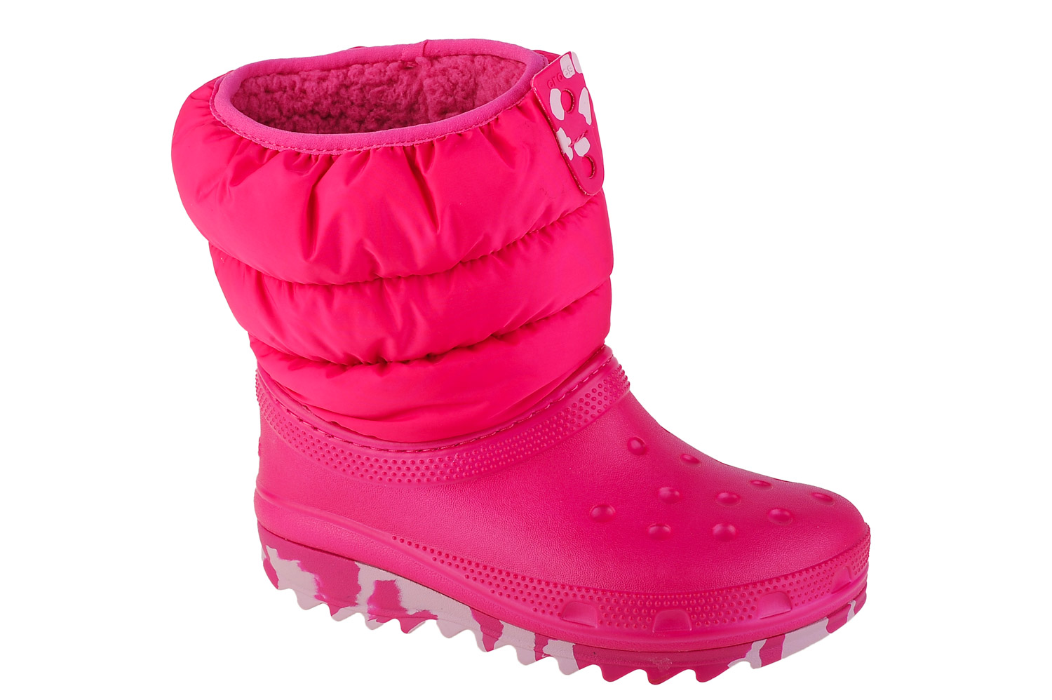 Сапоги Crocs Classic Neo Puff Boot Kids, розовый