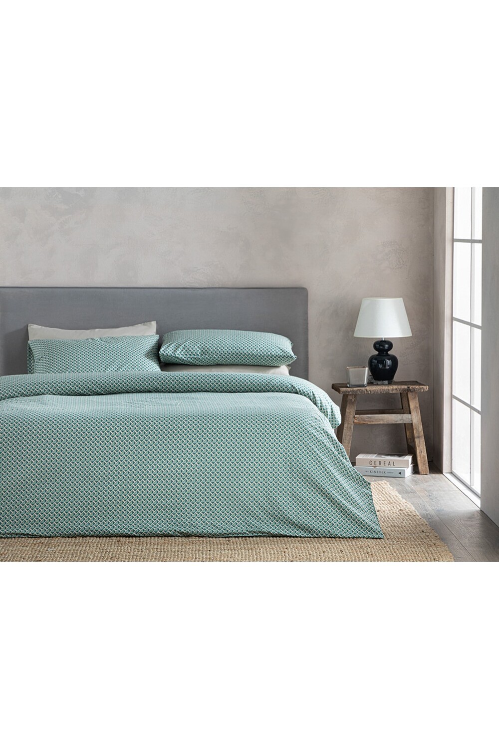 

Комплект двойных пододеяльников English Home Trio Tile, зеленый