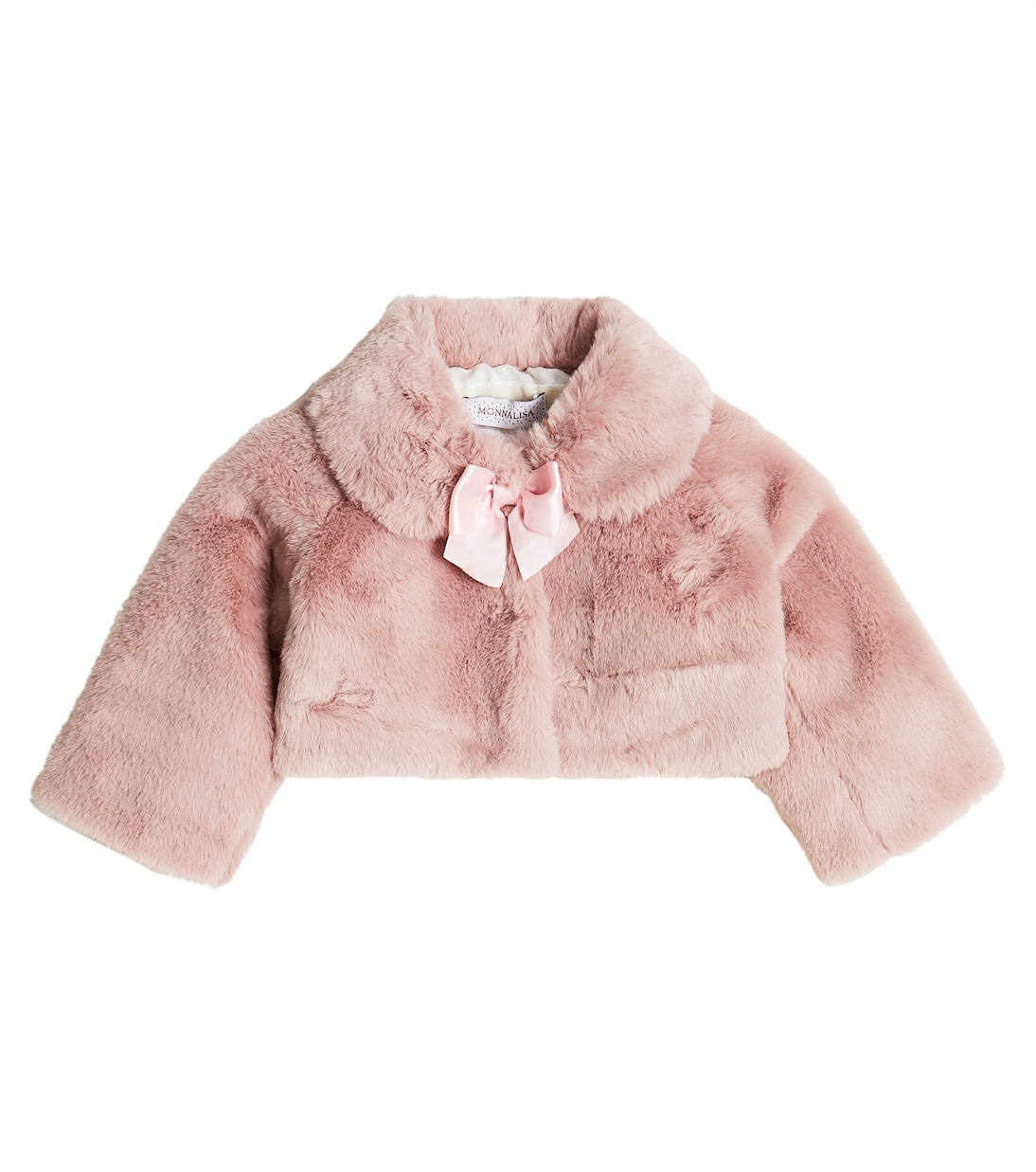 Детская куртка из искусственной овчины Monnalisa, розовый детская куртка из искусственной овчины monnalisa розовый