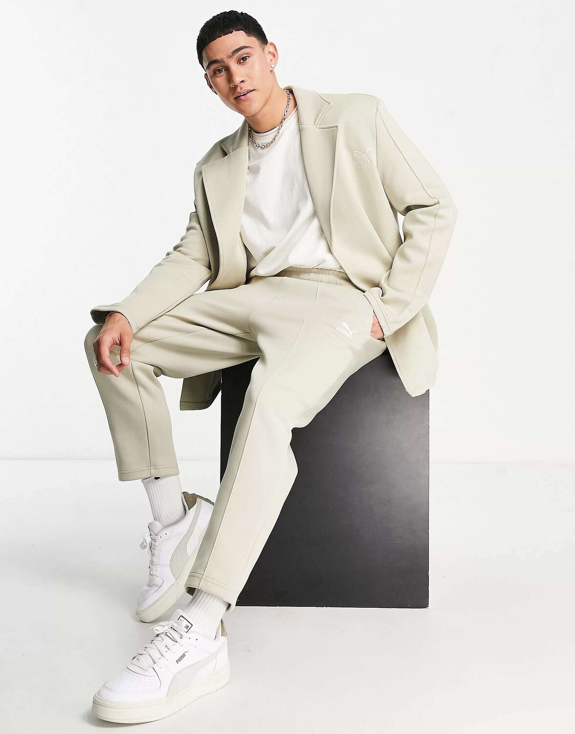 

Блейзер оверсайз Puma зеленого цвета
