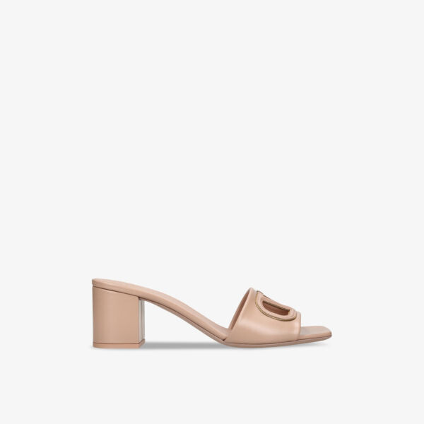 

Кожаные мюли vlogo 60 с вырезами Valentino Garavani, красный