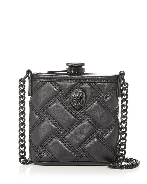 

Кожаная сумка через плечо Kensington Flask KURT GEIGER LONDON, цвет Black
