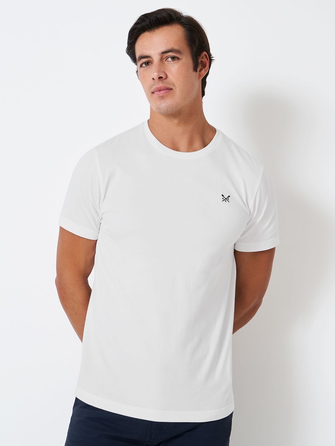 

Футболка Ocean из органического хлопка Crew Clothing, белая, Белый