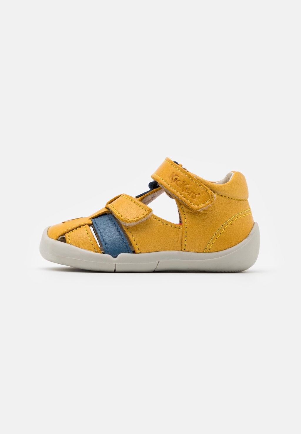 

Босоножки с ремешками WASABOU Kickers, цвет jaune/bleu