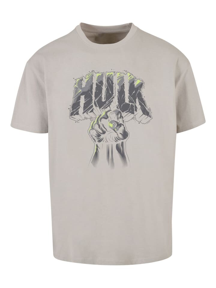 

Футболка F4NT4STIC Marvel Hulk Punch Logo, цвет lightasphalt