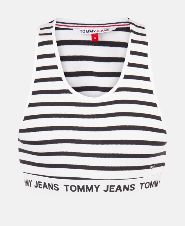 

Спортивный бюстгальтер Tommy Jeans, черный