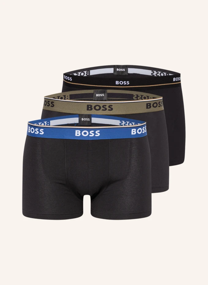 

Комплект из 3 боксеров Boss, черный