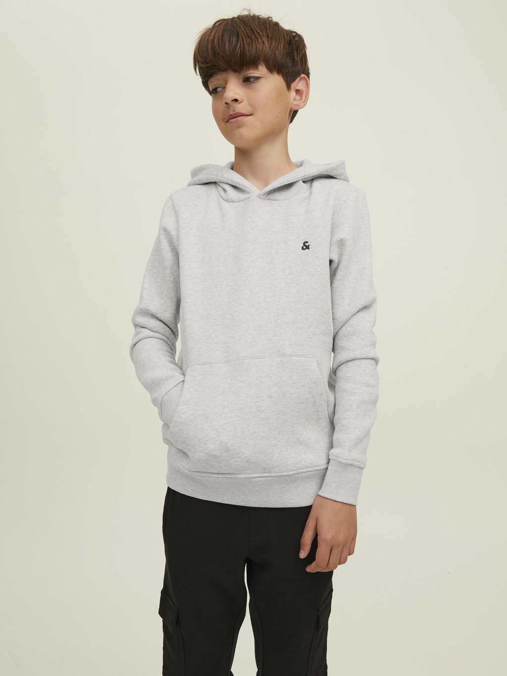 

Толстовка JJESTAR ROOF HOOD Jack & Jones Junior, цвет white melange