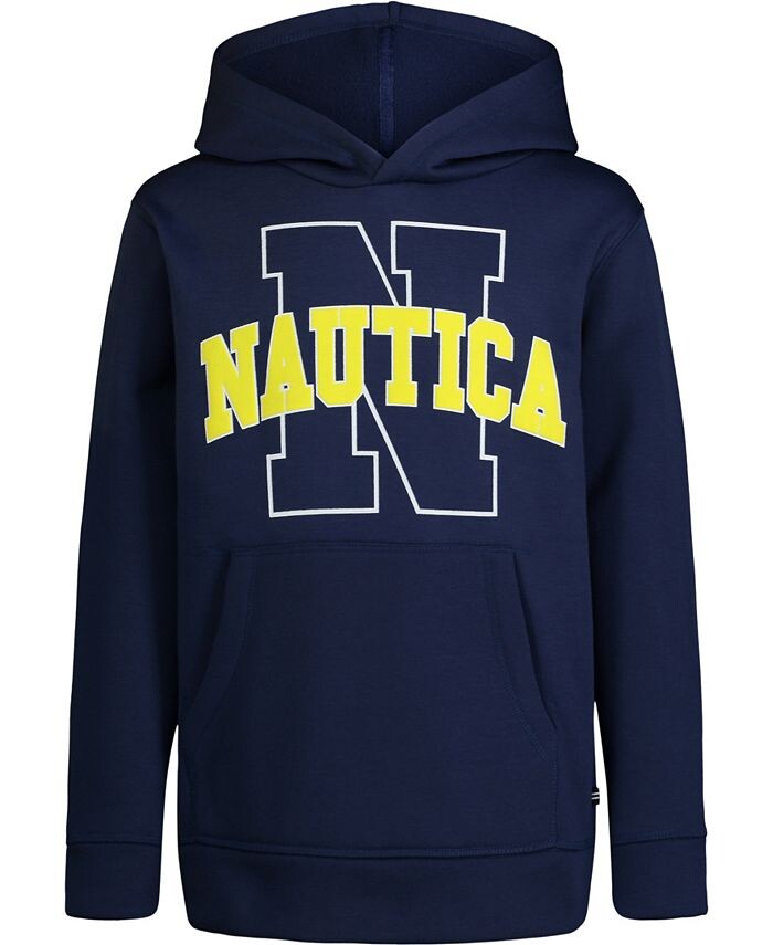 

Однотонное пуловерное худи Little Boys Old School Nautica, синий