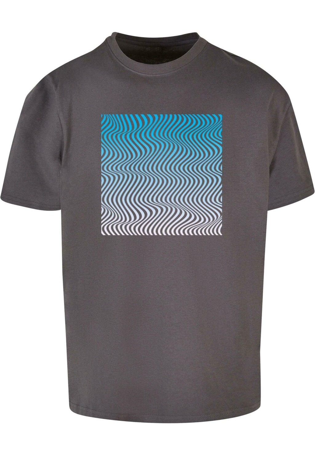 

Футболка с принтом SUMMER WAVY PATTERN HEAVY Merchcode, цвет magnet