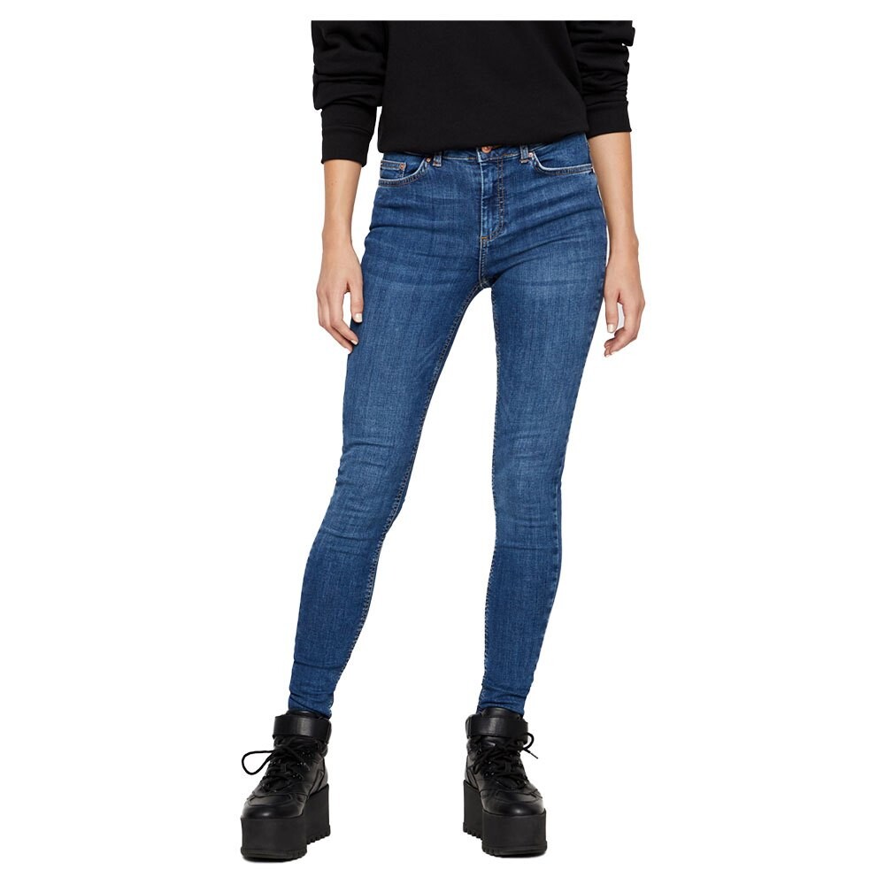 

Джинсы Pieces Delly Skinny Mid Waist, синий