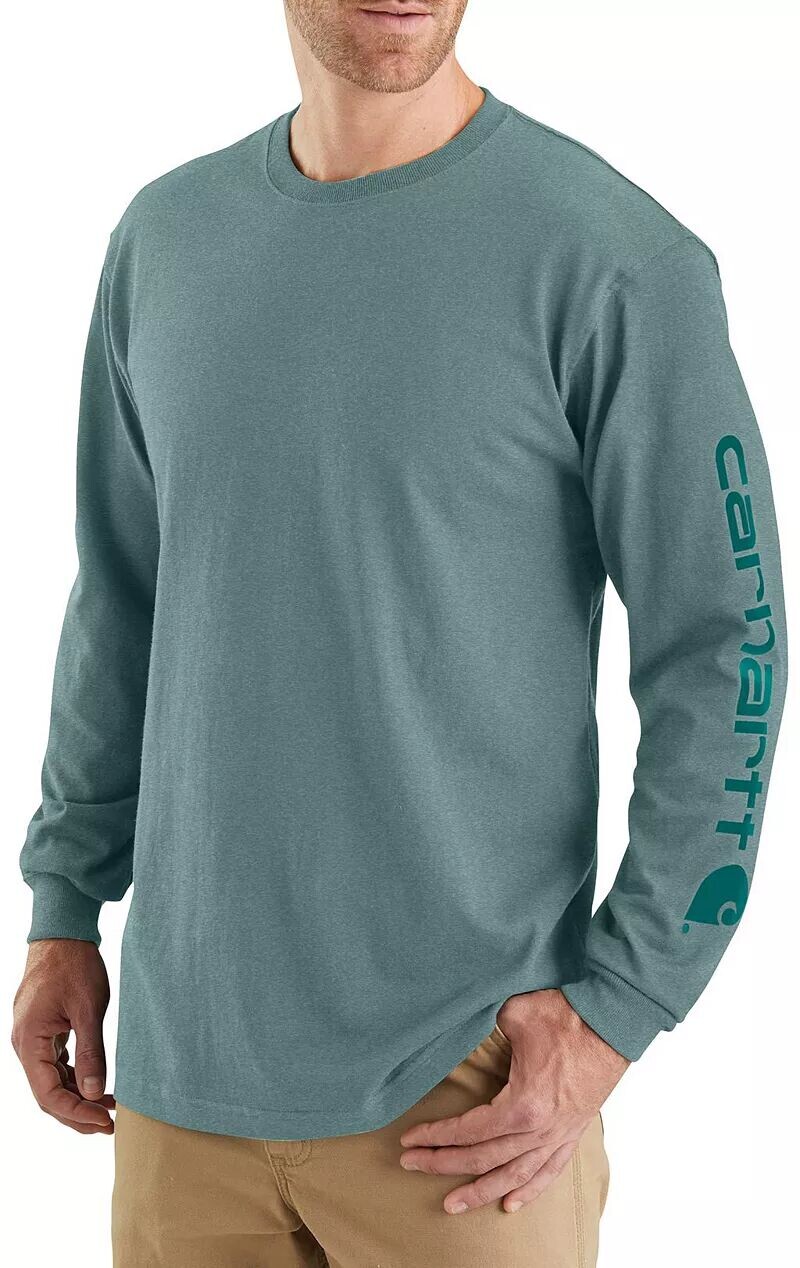

Мужская рубашка с длинным рукавом и графическим логотипом Carhartt