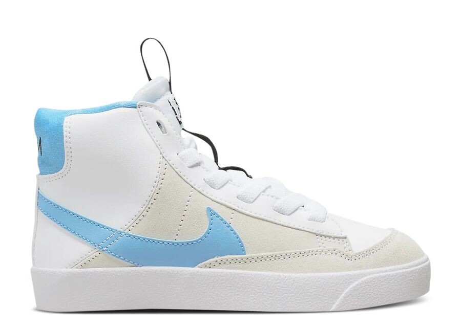 

Кроссовки Nike Blazer Mid, цвет Dance White University Blue