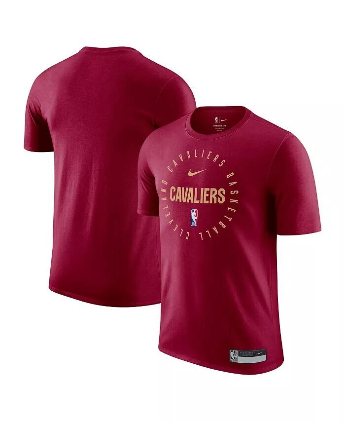 

Мужская футболка Wine Cleveland Cavaliers 2024/25 Legend для тренировок на корте Nike, красный
