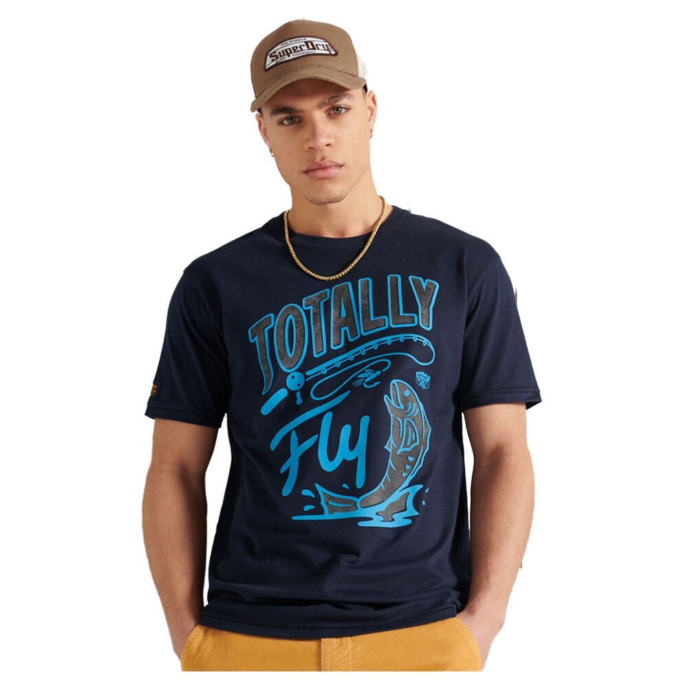 

Футболка с коротким рукавом Superdry Workwear Box Fit, синий