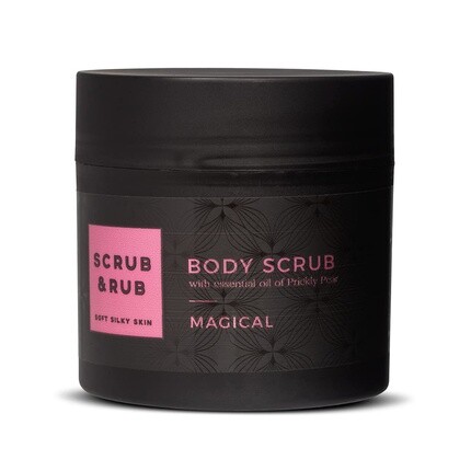 

Scrub & Rub Скраб для тела Волшебное масло инжира кактуса 350 г - Формула минералов и соли Мертвого моря для гладкой шелковистой кожи, Scrub Rub