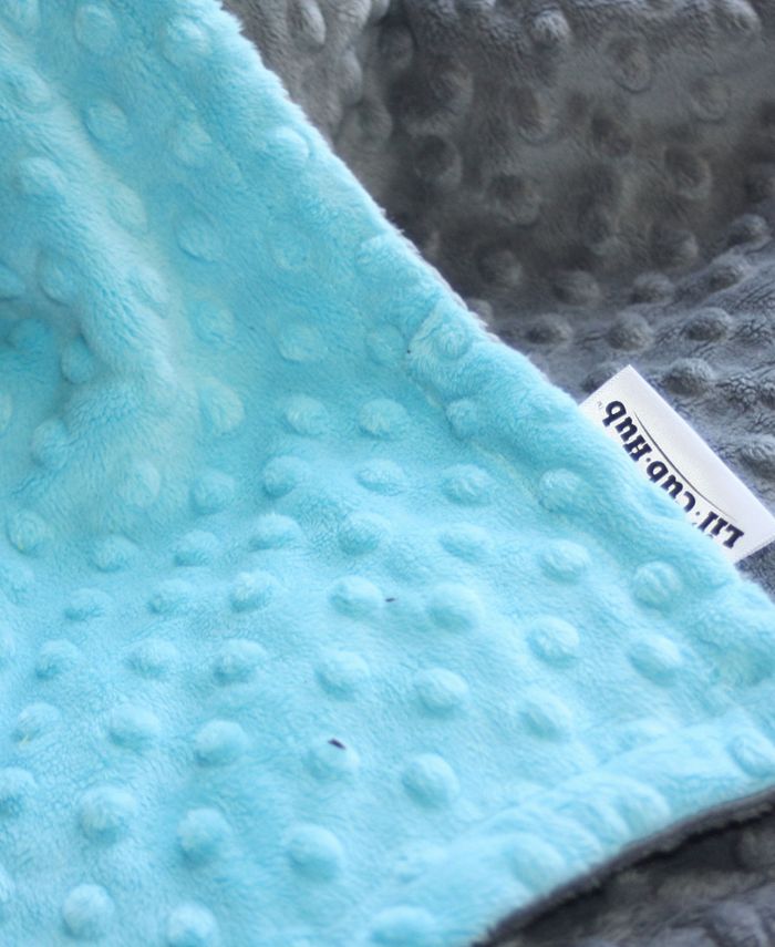 Одеяло Minky для маленьких девочек Lil' Cub Hub, синий цена и фото