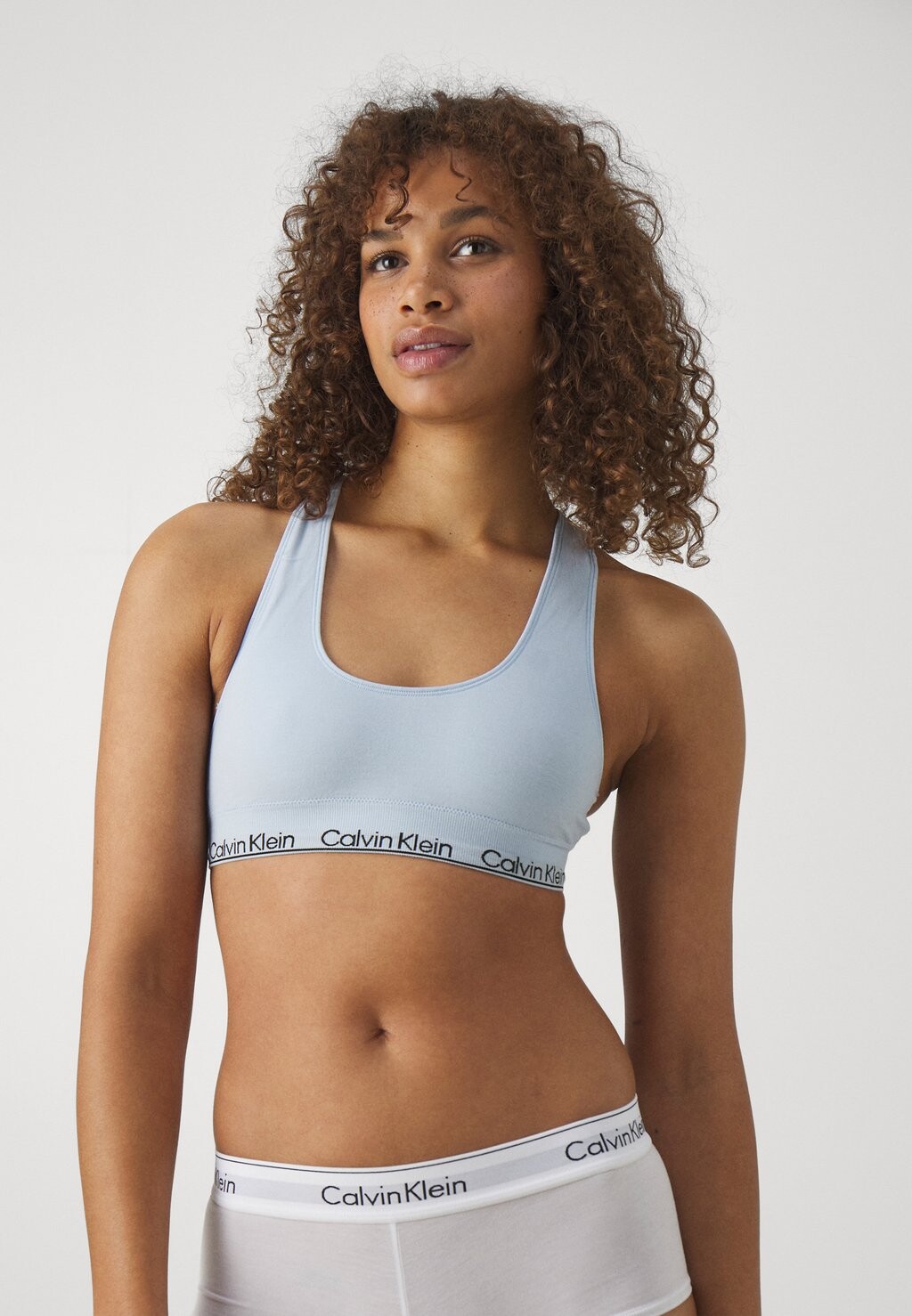 Бюстье RACERBACK BRALETTE Calvin Klein Underwear, светло-синий