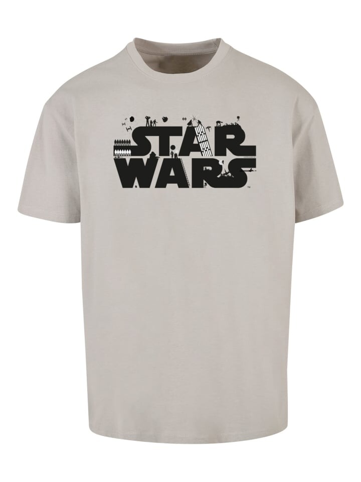 

Футболка F4NT4STIC Star Wars Minimalist Logo, цвет lightasphalt