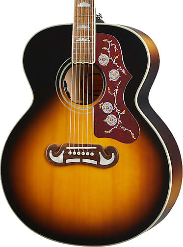

Акустическая гитара Epiphone J-200 Aged Vintage Sunburst Gloss