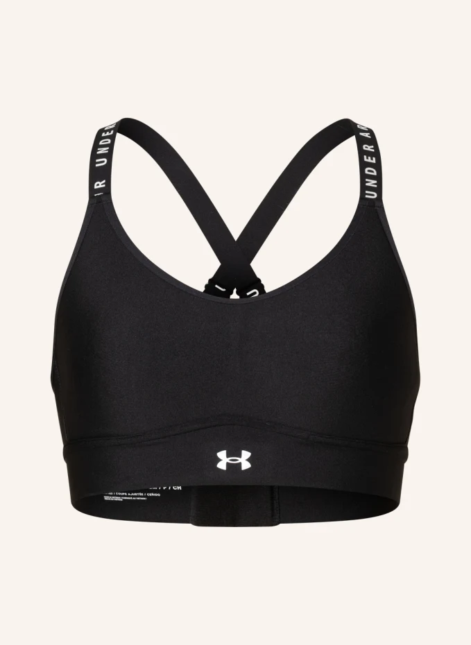 

Спортивный бюстгальтер infinity covered Under Armour, черный
