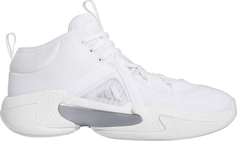 

Женские баскетбольные кроссовки Adidas Exhibit Select Mid Mid, белый/серебристый