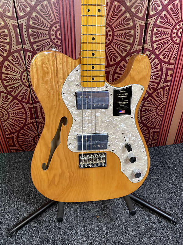 

Электрогитара Fender American Vintage II '72 Telecaster Thinline 2022 - Present - Aged Natural