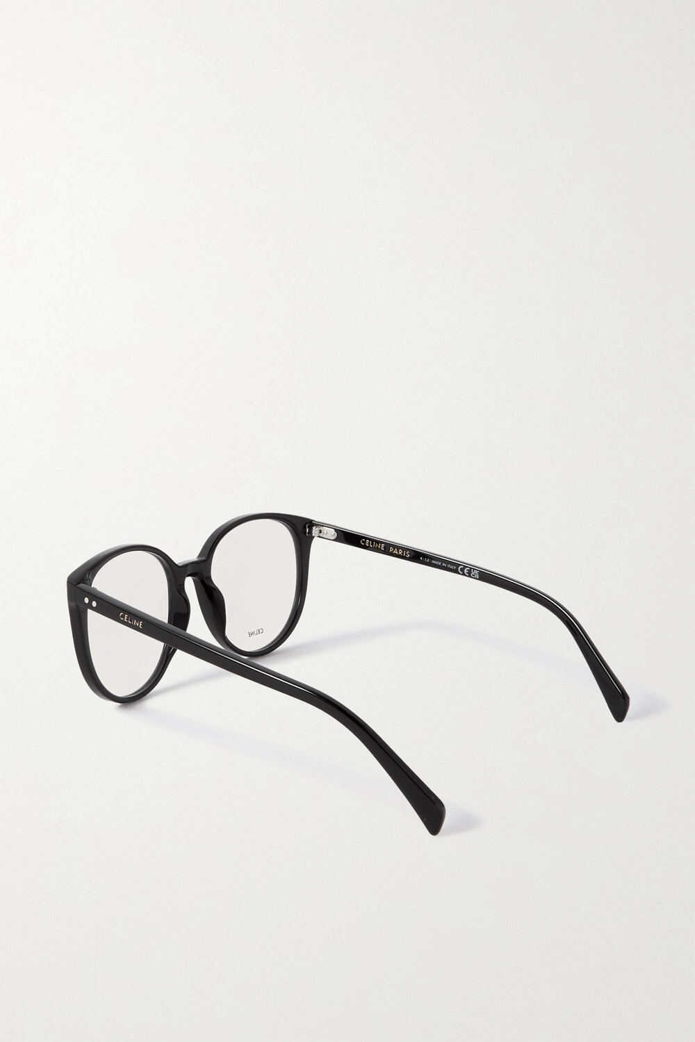 

CELINE EYEWEAR Оптические очки в круглой оправе из ацетата, черный