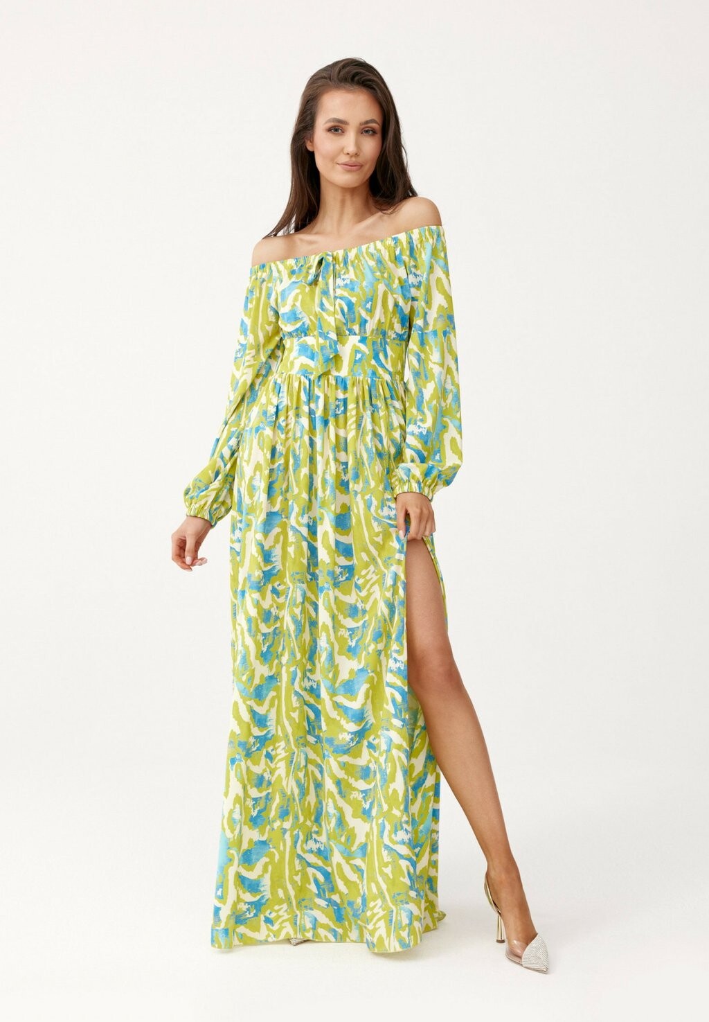

Длинное платье Roco Fashion, мультиколор