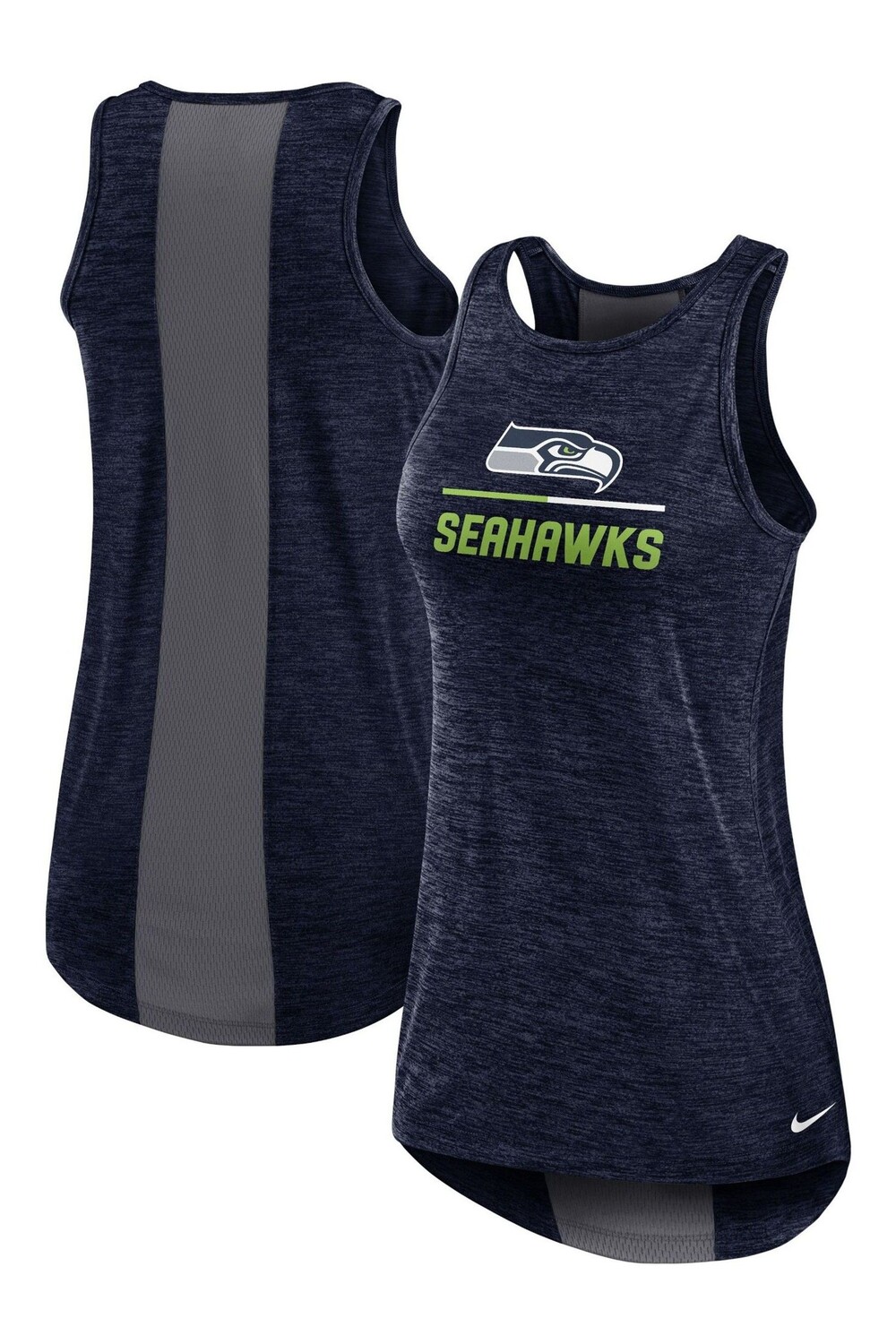 

Женская футболка без рукавов с высоким воротником Nike Fanatics Seattle Seahawks Nike, черный