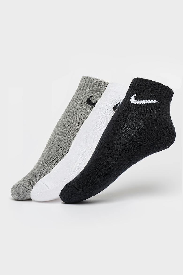 Спортивные носки на каждый день Cush с Dri-Fit — 3 пары Nike, черный