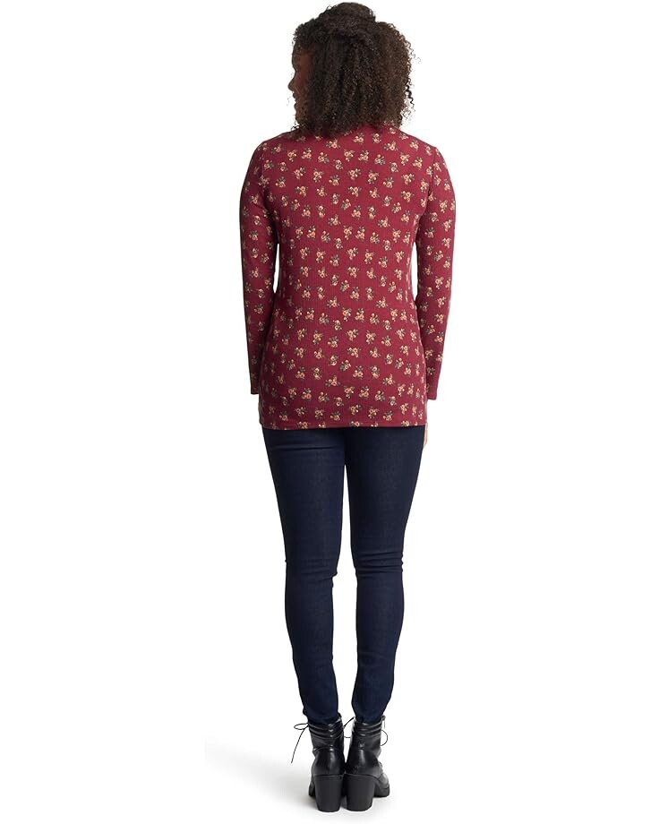 

Топ Everly Grey Adriana Maternity/Nursing Top, цвет Burgundy Ditsy