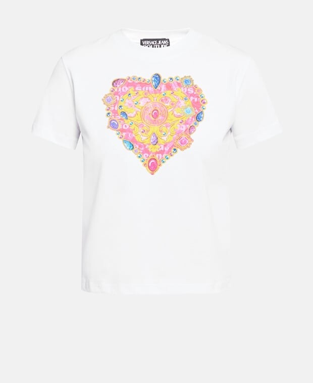 

Футболка Versace Jeans Couture, белое золото