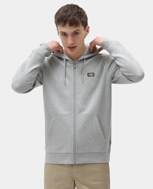 

Мужская толстовка с капюшоном и карманом-кенгуру Dickies, серый