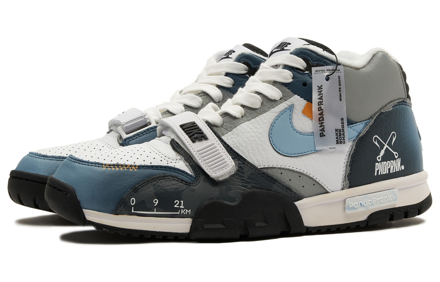 

Кроссовки Nike Air Trainer 1 для мужчин, Blue/Ashen Slate/Black/Pale Ivory/Sesame