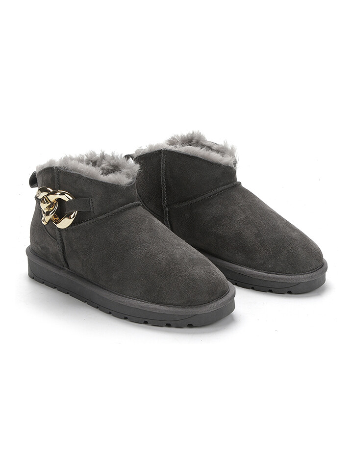 Ботинки NICEBAY Leder Winter Gishka, антрацит